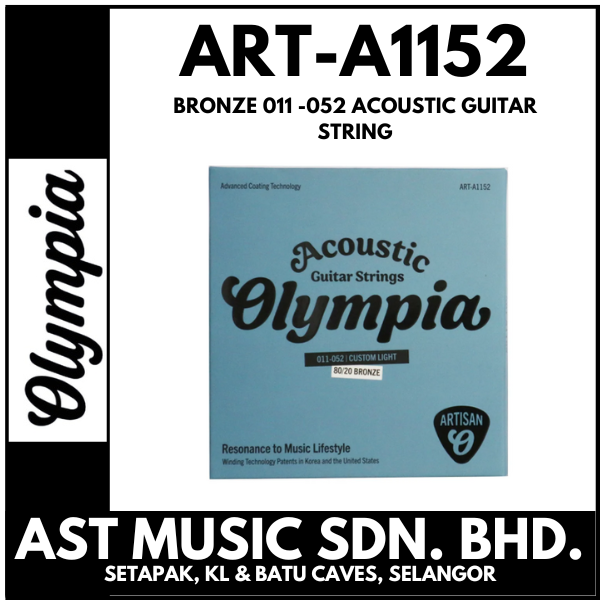 Olympia ART-A1152 Acoustic Guitar String ,coated ARTA1152 Previously CTA1152