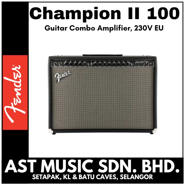 Fender Champion II 100 Guitar Combo Amplifier, 230V EU