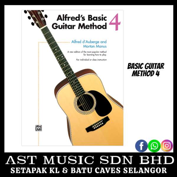 Alfred's Basic Guitar Method 6 By Alfred d'Auberge and Morton Manus 