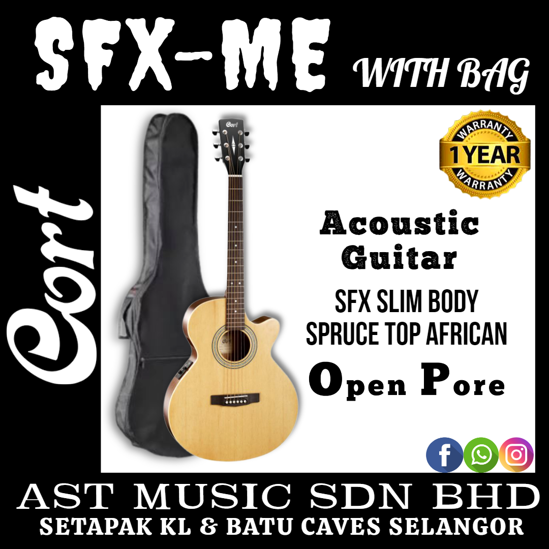Cort SFX-ME Acoustic/Electric Guitar Natural - World of Music