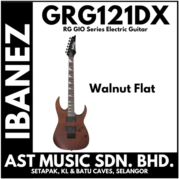 Ibanez GIO GRG121DX Electric Guitar - Walnut Flat