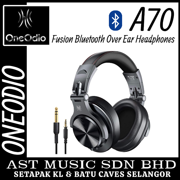 OneOdio A70 Fusion Bluetooth Over Ear Headphones - AST Music Sdn Bhd