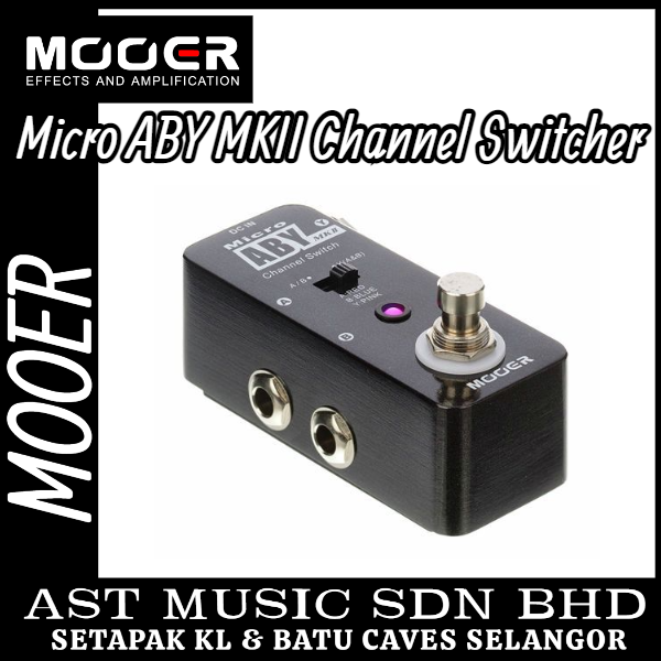 Mooer Micro ABY MKII Channel Switcher