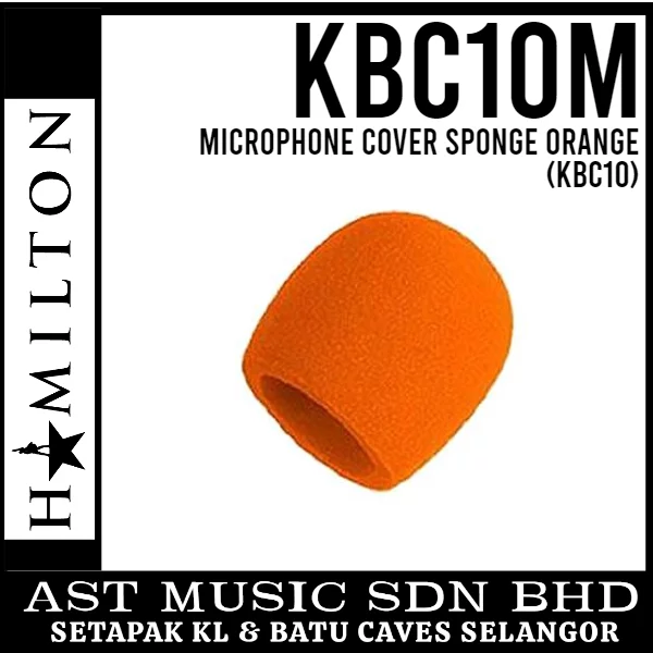 Hamilton KBC10M-OG Microphone Cover Sponge Orange (KBC10)