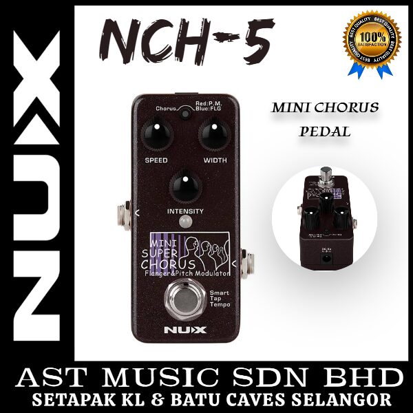 NUX NCH-5, Mini SCF Super Chorus Flanger and Pitch Modulator Electric Guitar Effect Pedal / NCH5
