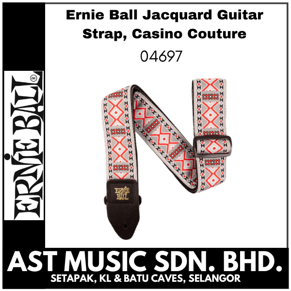 Ernie Ball Jacquard Guitar Strap, Casino Couture