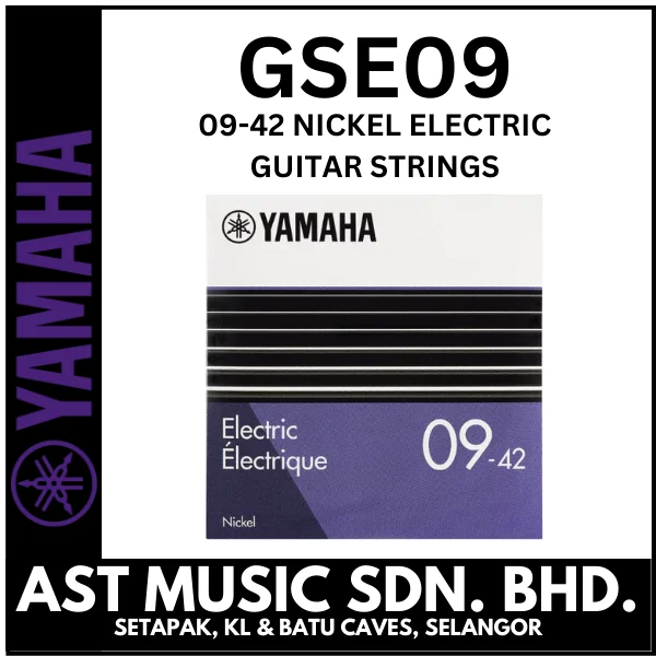 YAMAHA GSE09 09-42 NICKEL ELECTRIC GUITAR STRINGS