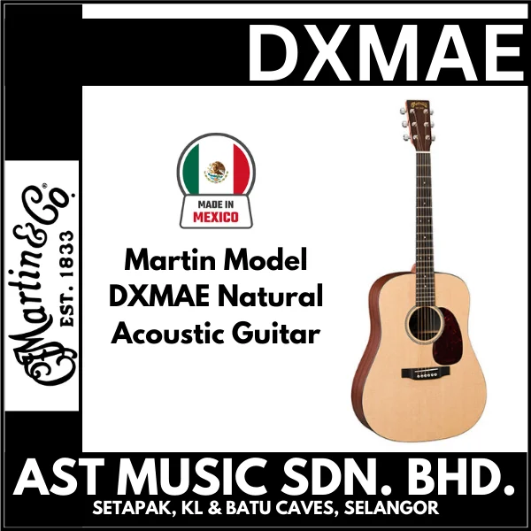 Martin DXMAE Acoustic Guitar Made in USA