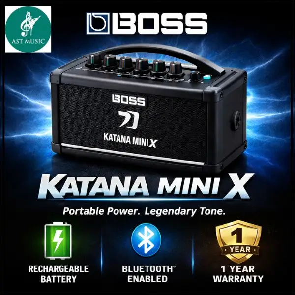 Boss Katana-Mini X 10-watt 1 x 5-inch Portable Guitar Amplifier / Katana Mini X