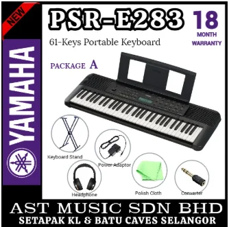 Yamaha PSR-E283 61-Keys Portable Keyboard (psre283)