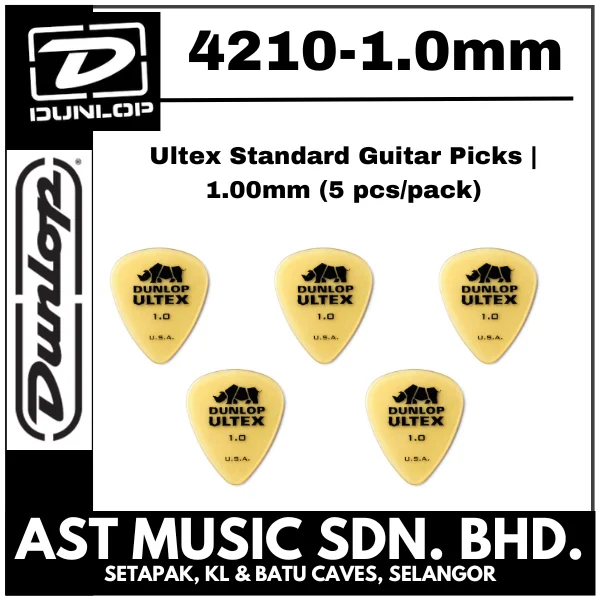 Ultex Standard Guitar Picks | 1.00mm (5 pcs/pack)