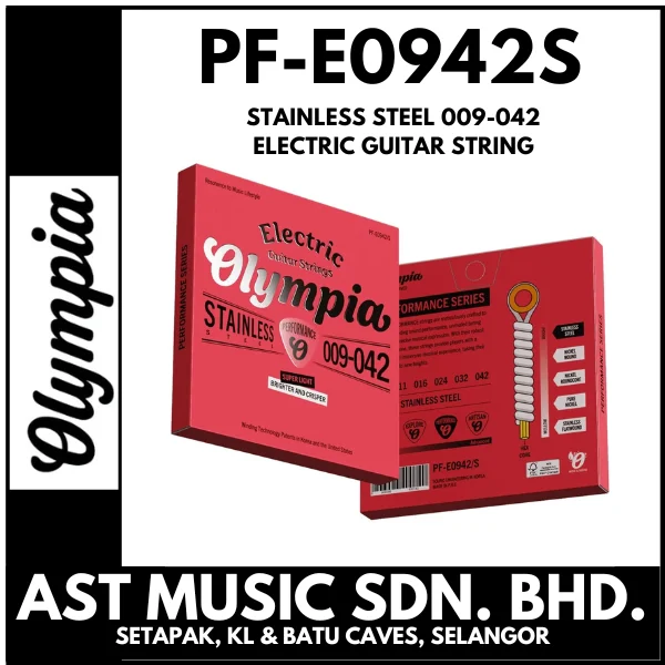 Olympia PF-E0942S Stainless Steel Electric Guitar String PFE0942S