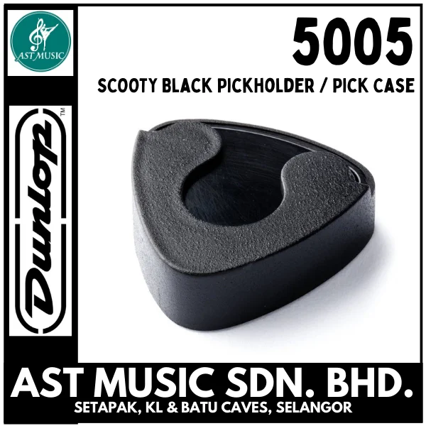 Jim Dunlop 5005 Black Pickholder / Pick Case