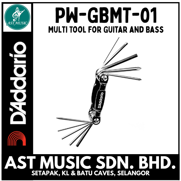D’Addario PW-GBMT-01 Multi Tool For Guitar and Bass / PW GBMT 01
