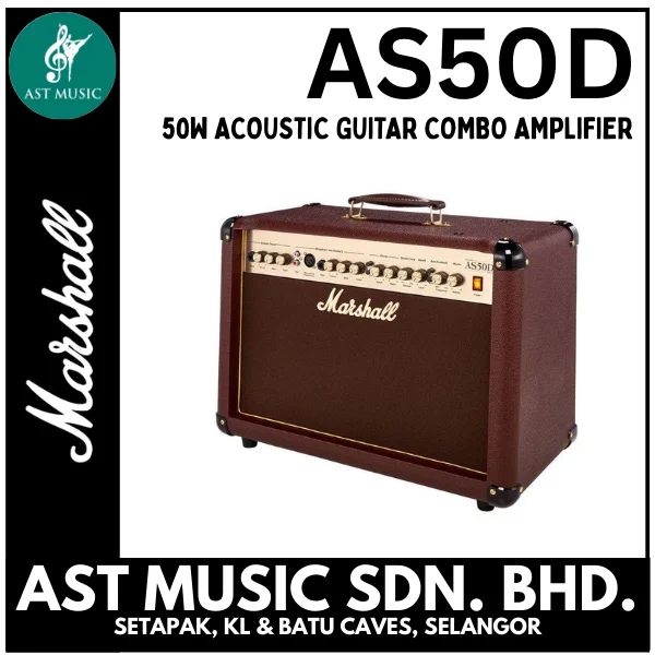 Marshall AS50D 50W Acoustic Guitar Combo Amplifier