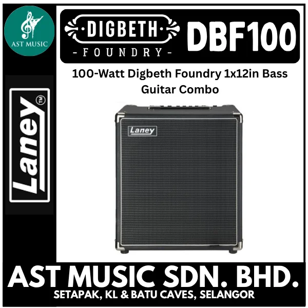Laney DBF100 100-Watt Digbeth Foundry 1x12in Bass Guitar Combo
