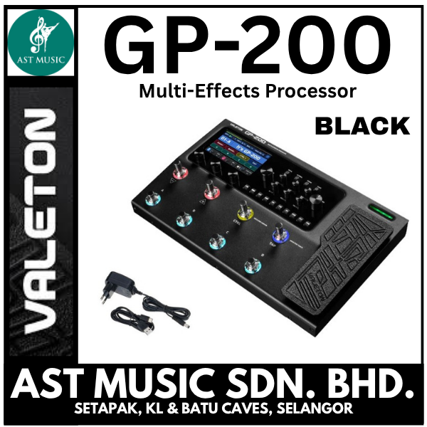 Valeton GP-200 Multi-Effects Processor / GP200 / GP 200 - Black