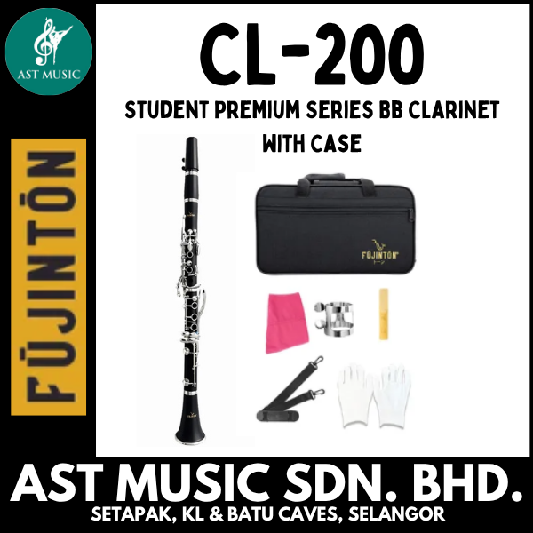 FujinTon CL-200 Student Premium Series Bb Clarinet with Case / cl200