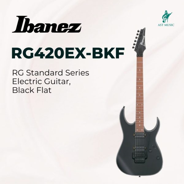 Ibanez RG420EX-BKF RG Standard Series Electric Guitar, Black Flat / RG 420 EX / RG420