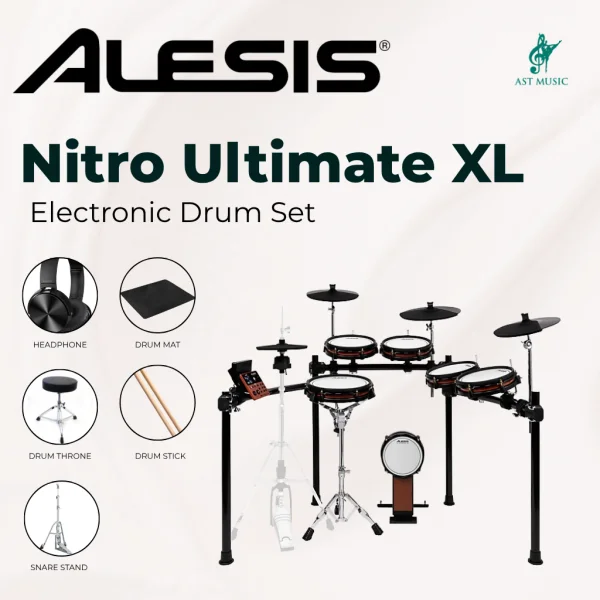Alesis Nitro Ultimate XL Electronic Drum Set