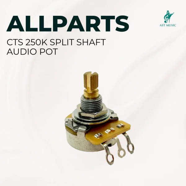 ALLPARTS EP-0085-B00-1 CTS 250K Split Shaft Audio Pot - Single Unit
